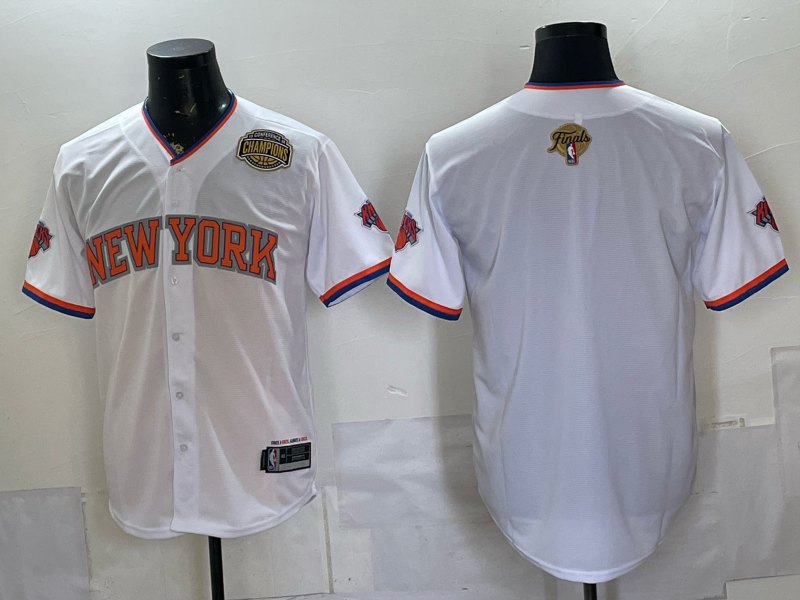 Men New York Knicks blank white 2026 Nike NBA jersey 0625007